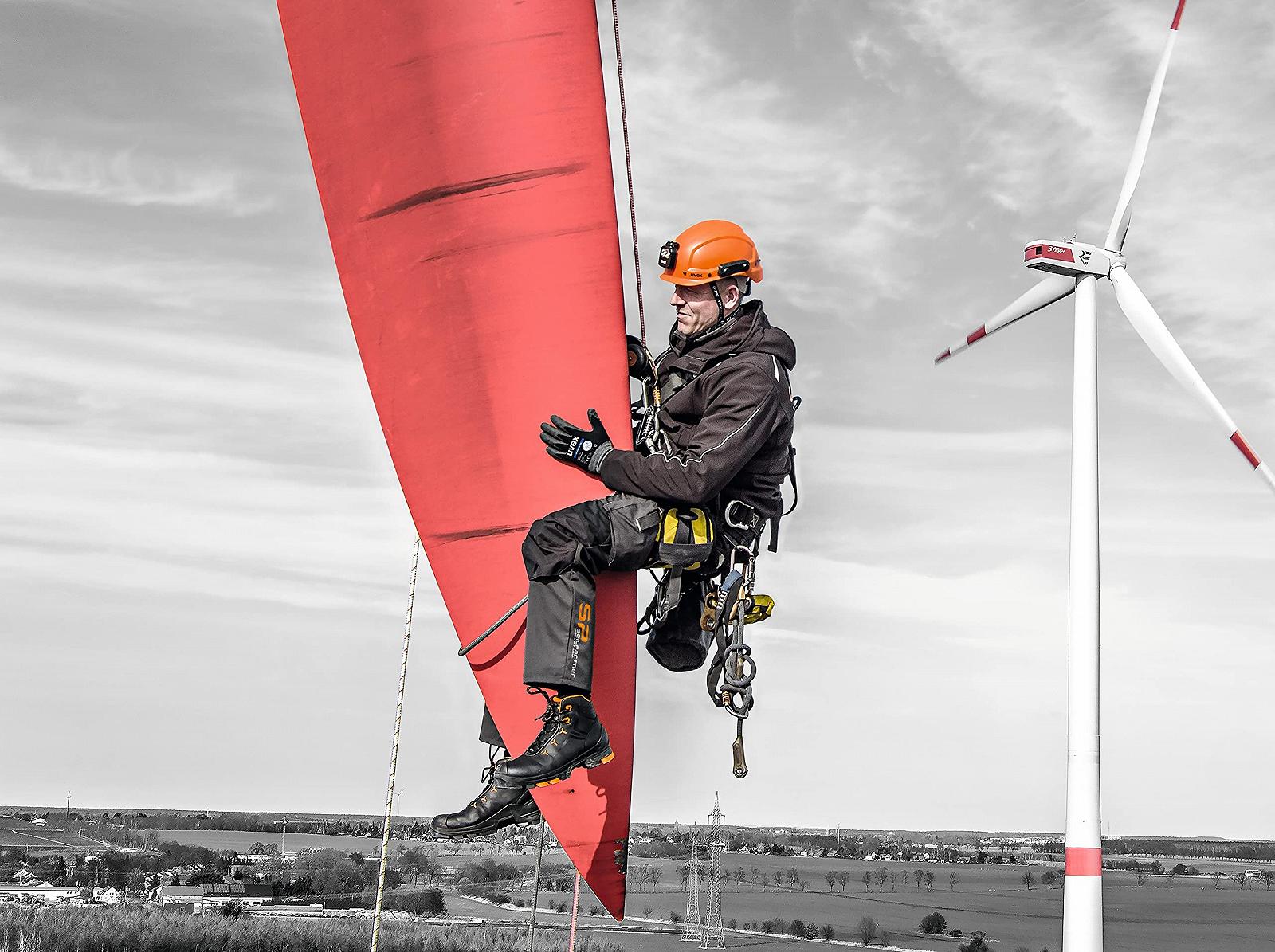 Низкие ботинки Uvex 2 S3 SRC, рабочие ботинки для мужчин и женщин, черно-оранжевые, ширина 14/очень широкие, фото №4