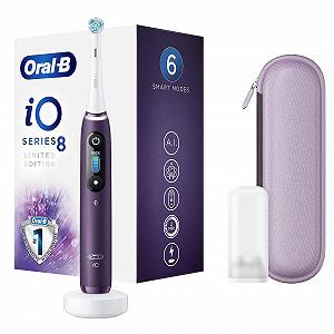 Зубная щетка электрическая Oral-B iO Series 8 с 1 ручкой с искусственным интеллектом, 1 щеткой и 1 премиальным дорожным чехлом - Фото 1