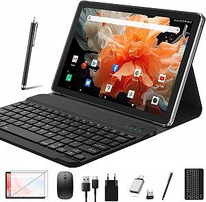 Планшет 10.1" Feonal K110 4+4/128Gb 8 ядер Android 12 7000 mAh Голубой - Фото 1