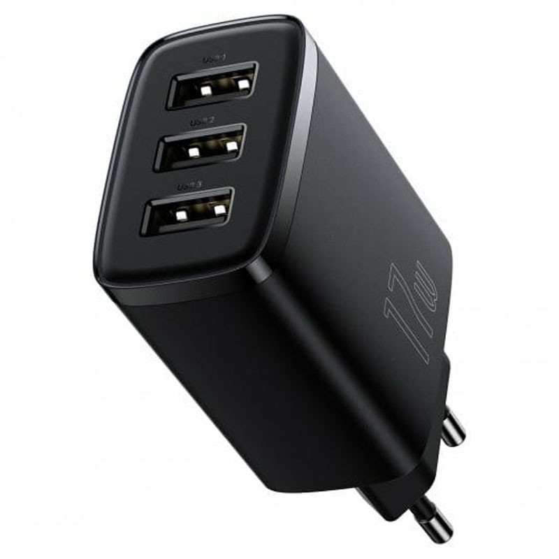 СЗУ Baseus Compact 17W 3USB CCXJ02, фото №2