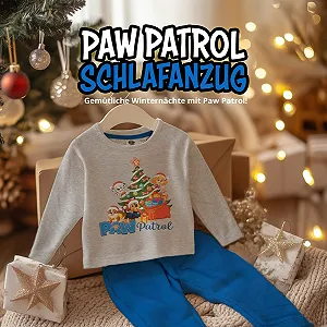 Пижама United Labels Paw Patrol для мальчиков Длинная Серо-голубая synthetic.ua - Фото 1