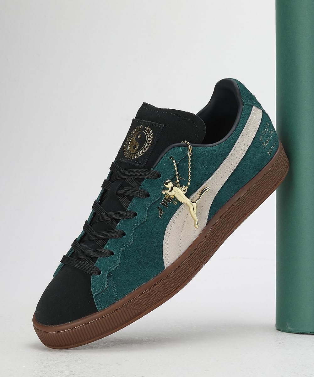 Кроссовки PUMA Suede Gidra Staple Malachite Alpine, фото №4