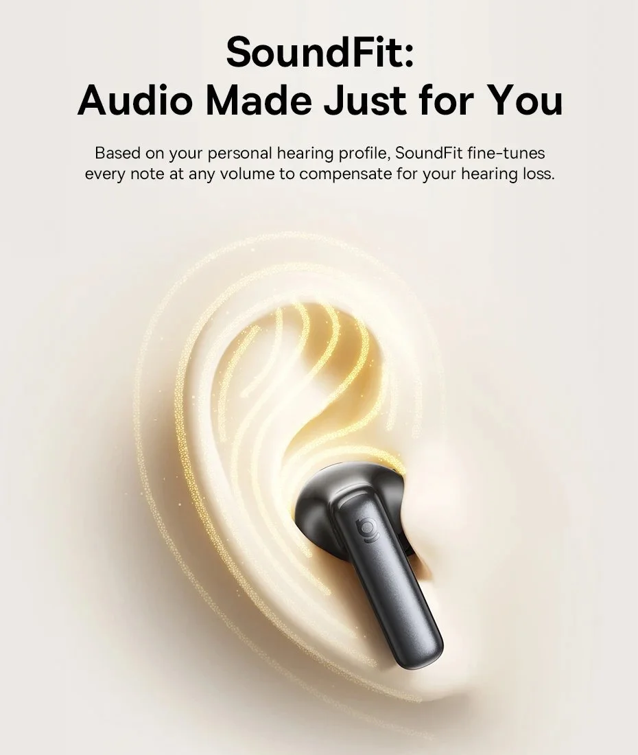 Наушники Baseus Bowie MP1 Hi-Res LDAC ANC -55dB 6-Mic Black, фото №11