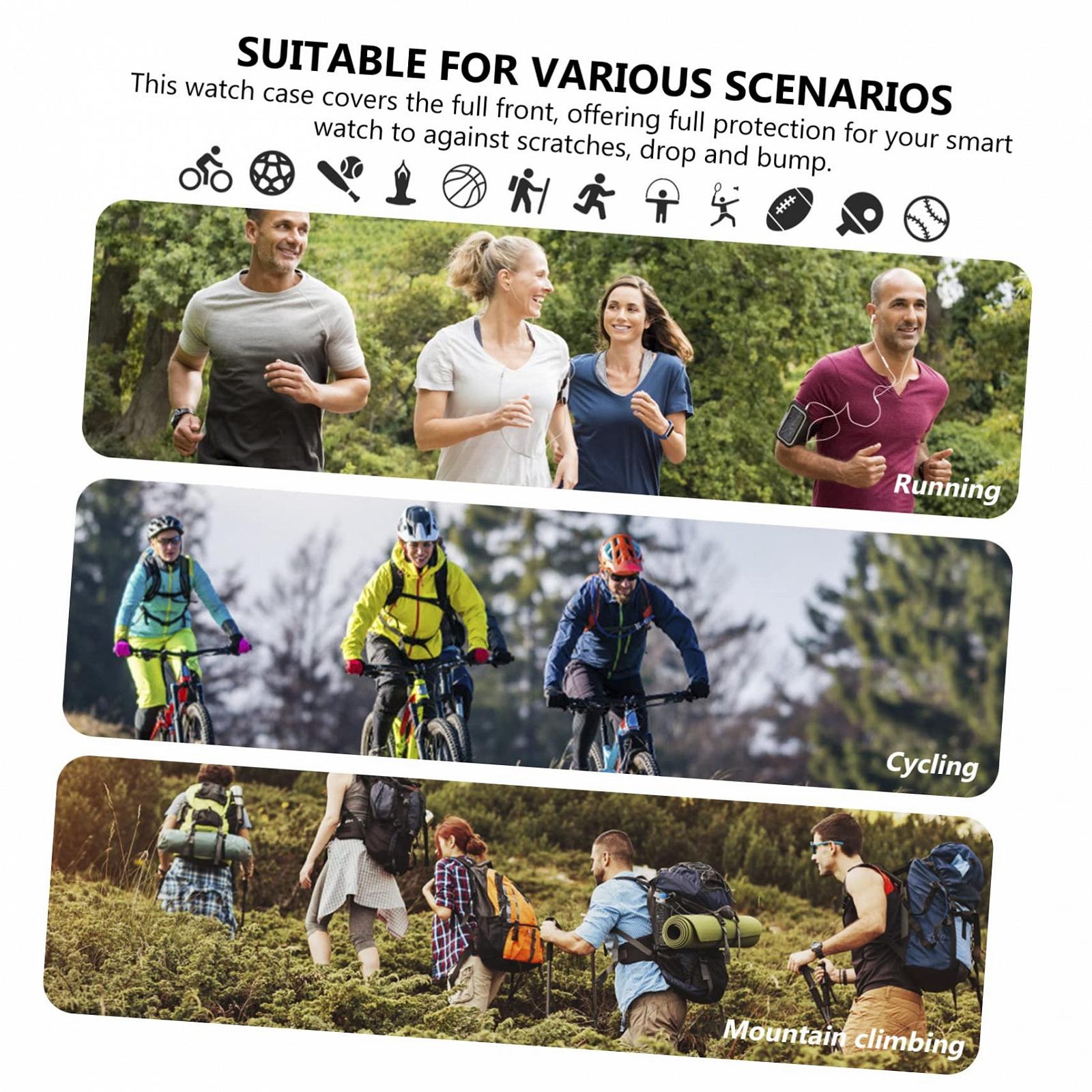 Часы LIFKOME Студенческие Часы Модные Часы Женские Часы Apple Watches Наручные Часы SWOR Часы Женские Часы Манжетные Часы для Женщин Сталь Сплав Черный, черный, Ремешок, фото №7