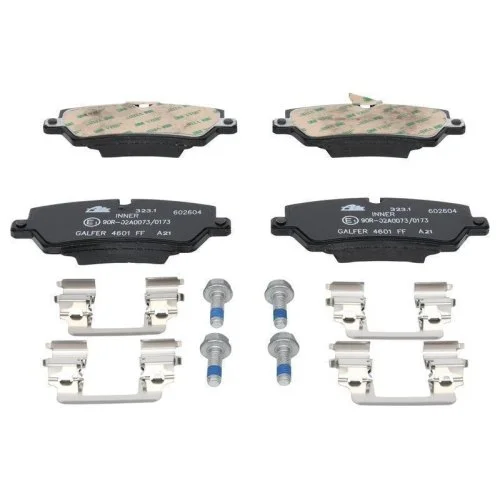 Комплект гальмівних колодок, дискове гальмо ATE 13.0460-2604.2 для LAND ROVER, задня вісь, фото №2