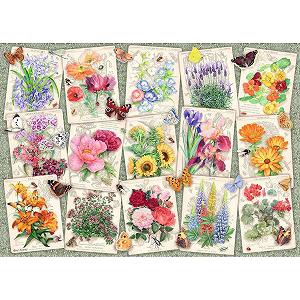 Пазл Ravensburger Garden Flowers 12000286 1000 элементов - Фото 1