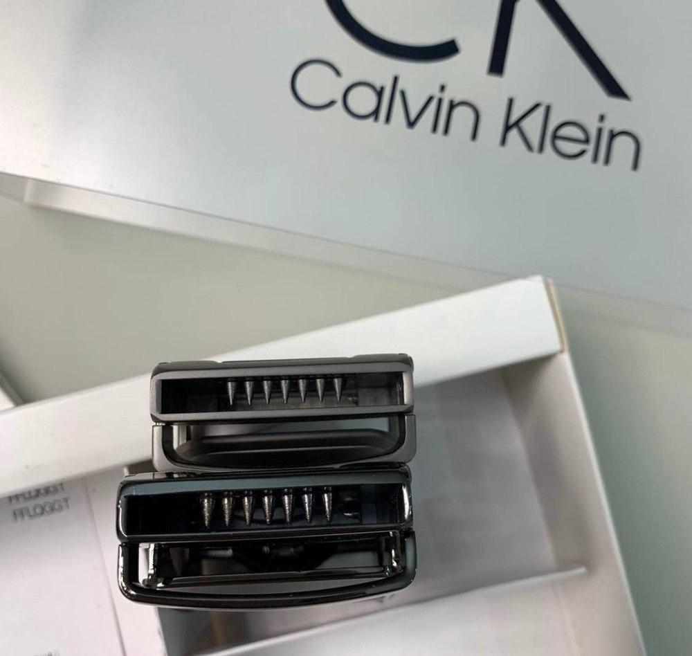 Мужской кожаный ремень с двумя пряжками автомат Calvin Klein из натуральной кожи в подарочной упаковке, фото №7 Мужской кожаный ремень с двумя пряжками автомат Calvin Klein из натуральной кожи в подарочной упаковке, фото №7