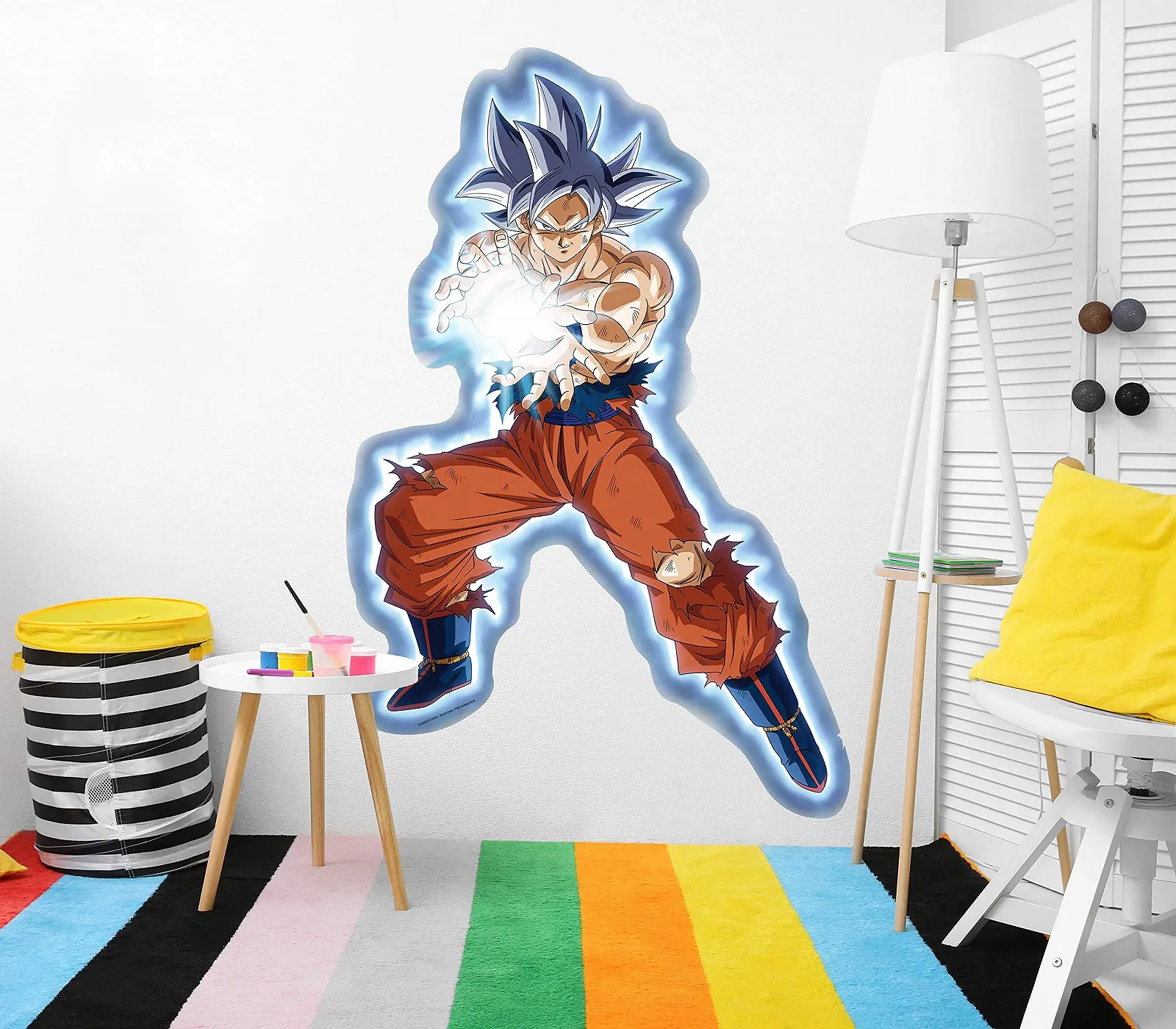 Наклейка для стін Oedim Dragon Ball Super Goku Ultra Instinto 72 x 110 см, фото №1