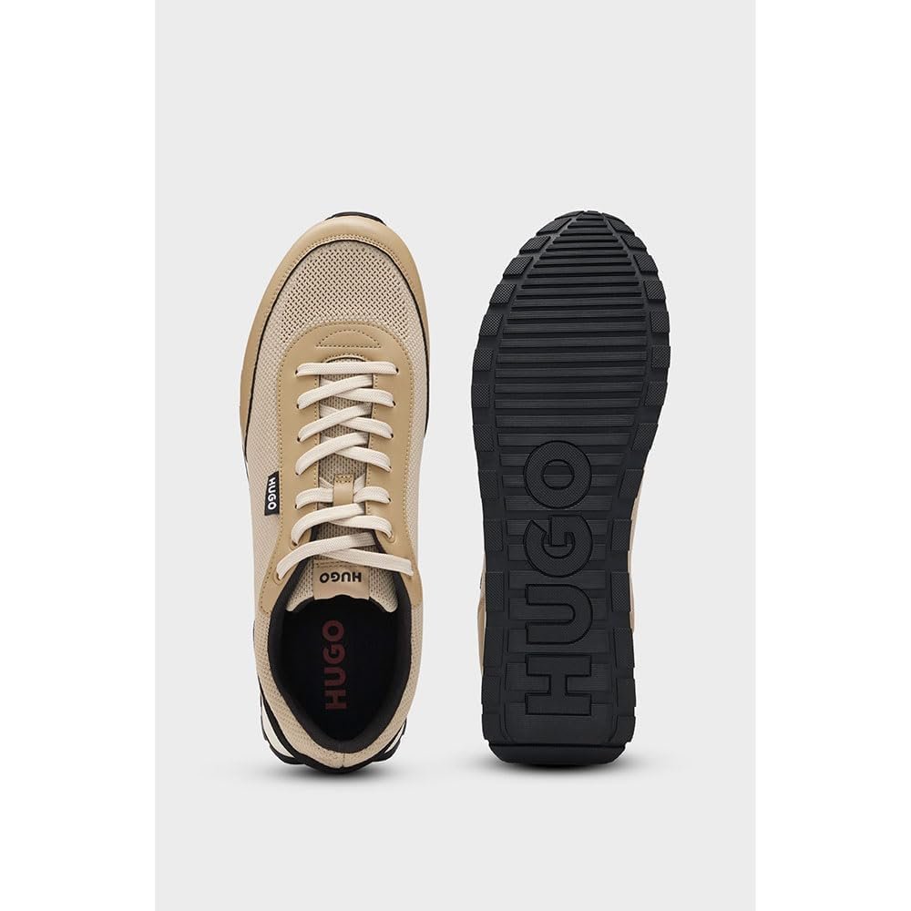Кросівки HUGO Icelin Runn В'язаний вигляд зі штучною шкірою, фото №2