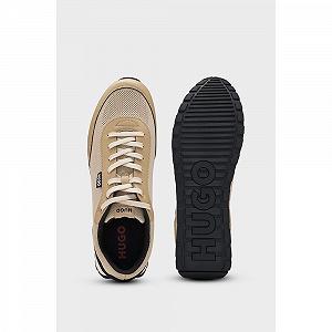 Кросівки HUGO Icelin Runn В'язаний вигляд зі штучною шкірою synthetic.ua - Фото 1