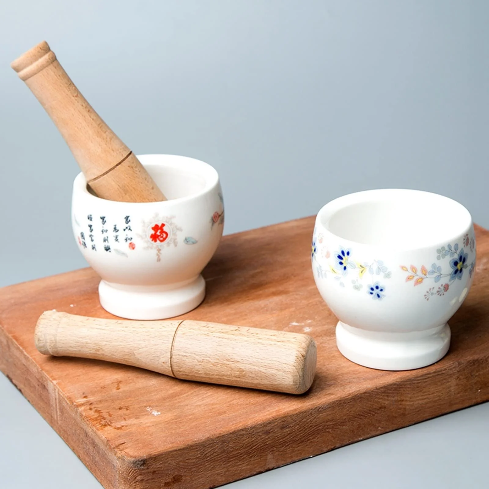 Ступка з товкачиком порцелянова для спецій та кухні, фото №5 Ступка з товкачиком порцелянова для спецій та кухні, фото №5