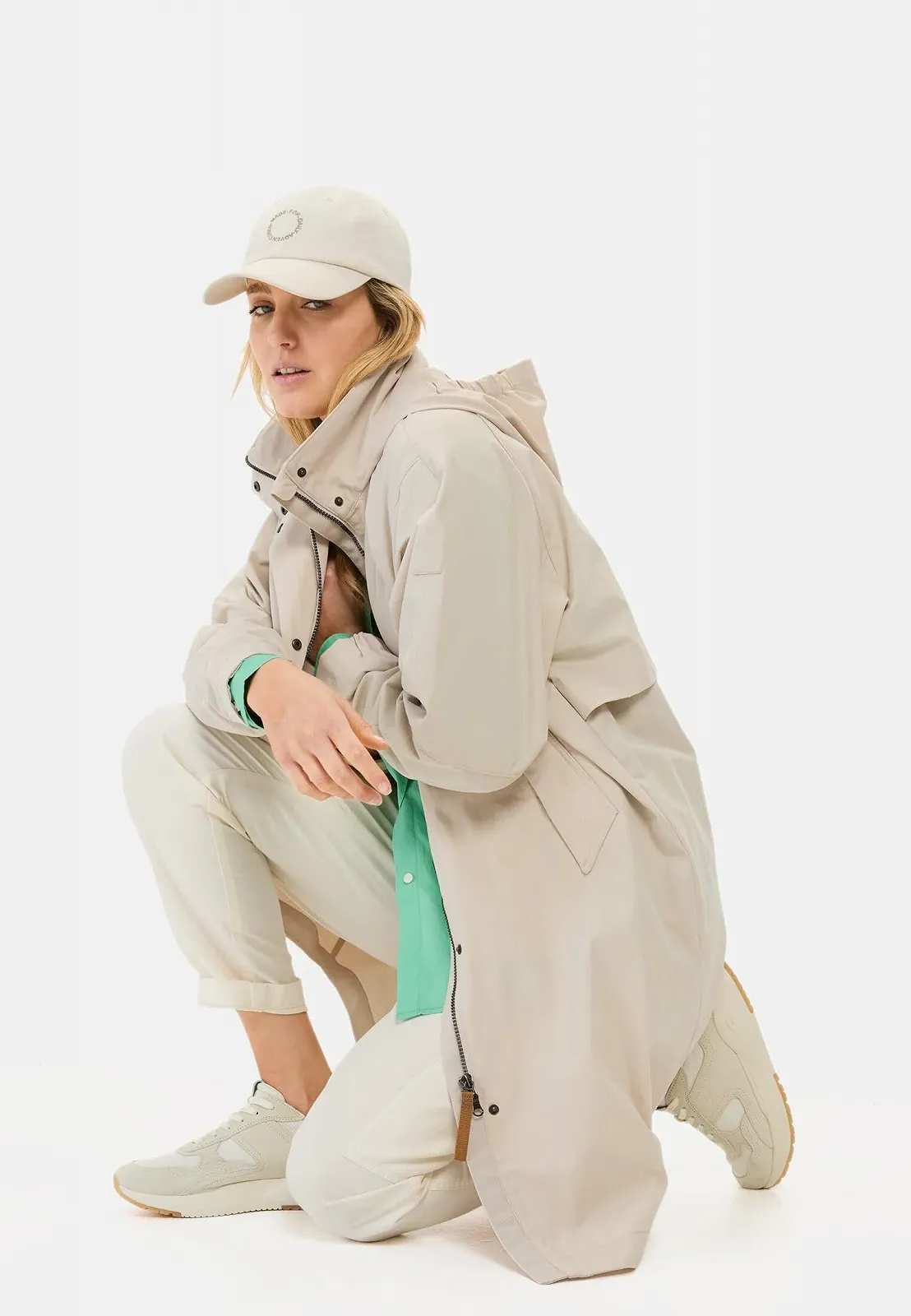 Пальто camel active Жіноче з інтегрованим капюшоном, фото №5 Пальто camel active Жіноче з інтегрованим капюшоном, фото №5