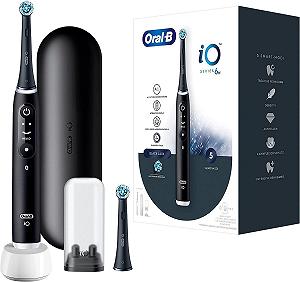 Электрическая зубная щетка Oral-B iO Series 6 Черная лава и iO Series 6 Белая synthetic.ua - Фото 1