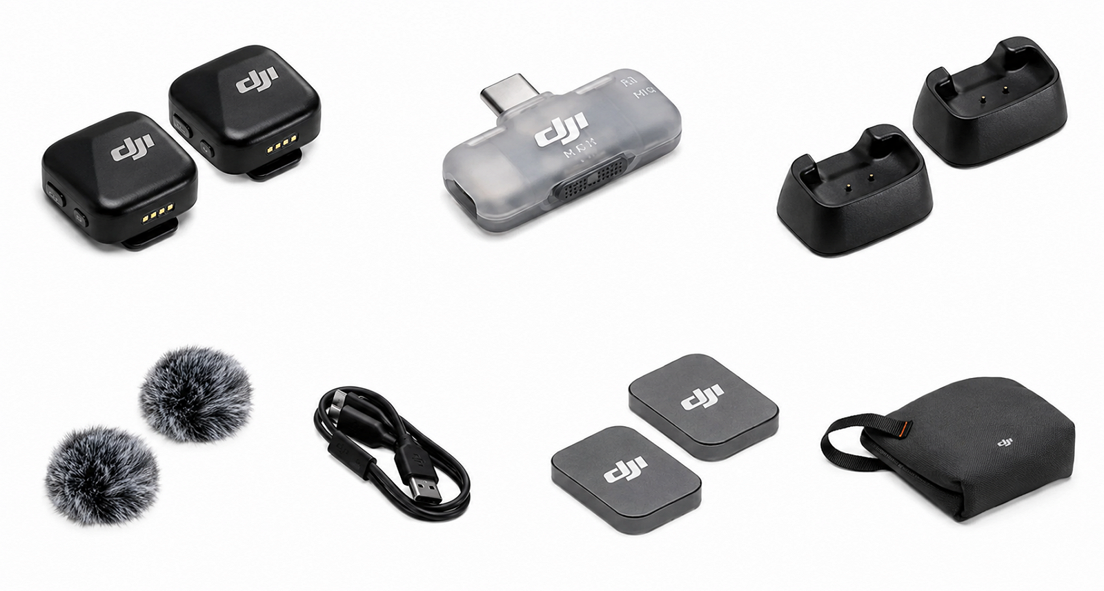 Мікрофонна радіосистема DJI Mic Mini (2 TX + 1 Mobile RX) Black, фото №7
