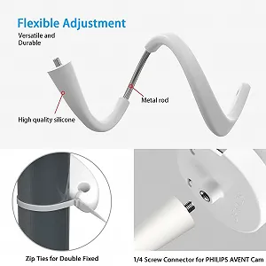 Гнучке кріплення BECEMURU для Philips Avent SCD951/26 SCD973/26 SCD923/26 1/4 synthetic.ua - Фото 1