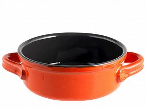 Сковорідка Ceramica 2 Ручки Антипригарний 24 см Оранжевий - Фото 1