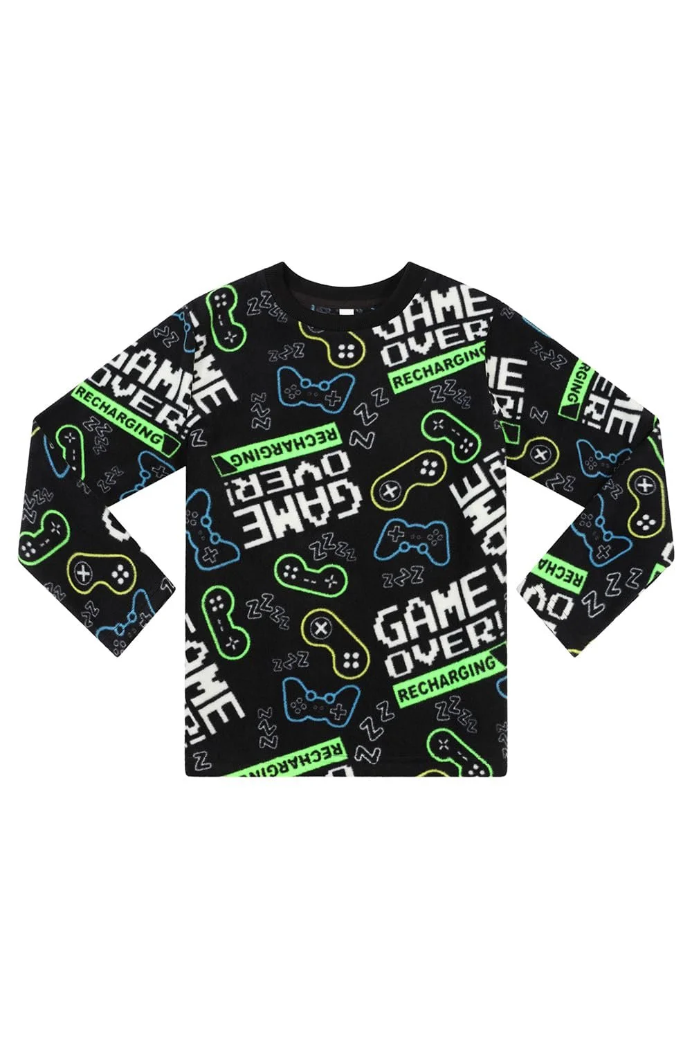 Пижама для мальчиков Флисовая Gaming Over Длинная, фото №2
