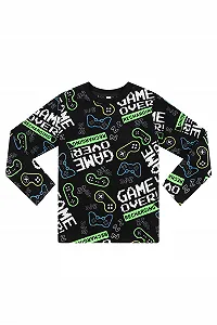 Пижама для мальчиков Флисовая Gaming Over Длинная synthetic.ua - Фото 1