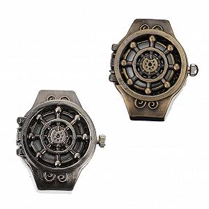 Винтажные кольца-часы LIFKOME 2 шт для женщин, ретро украшения с элегантным дизайном для стильных событий, модный аксессуар - Фото 1