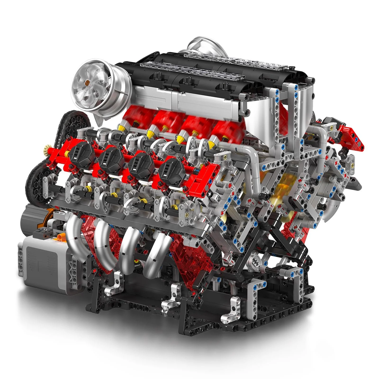 Конструктор Mould King Technic Двигатель F488 V8 10130 2718 деталей, фото №3