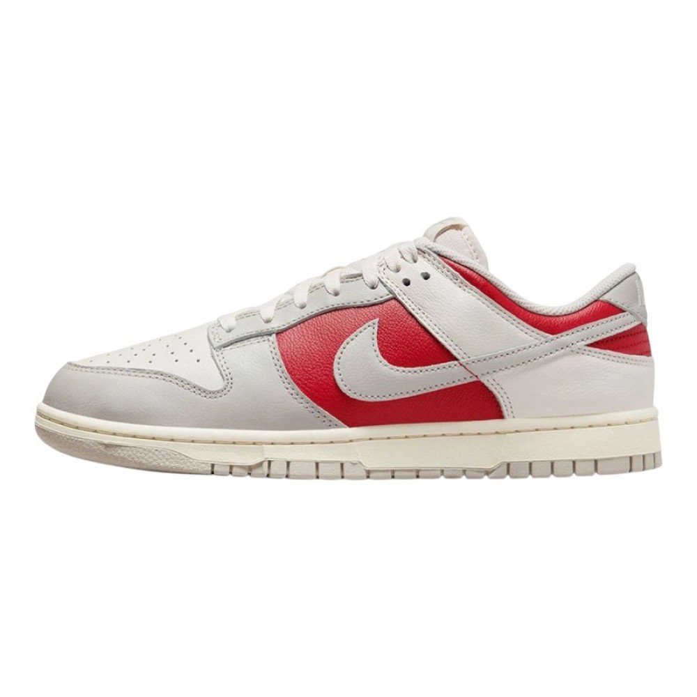 Кросівки NIKE DUNK LOW RETRO BEIGE/RED 43, фото №1