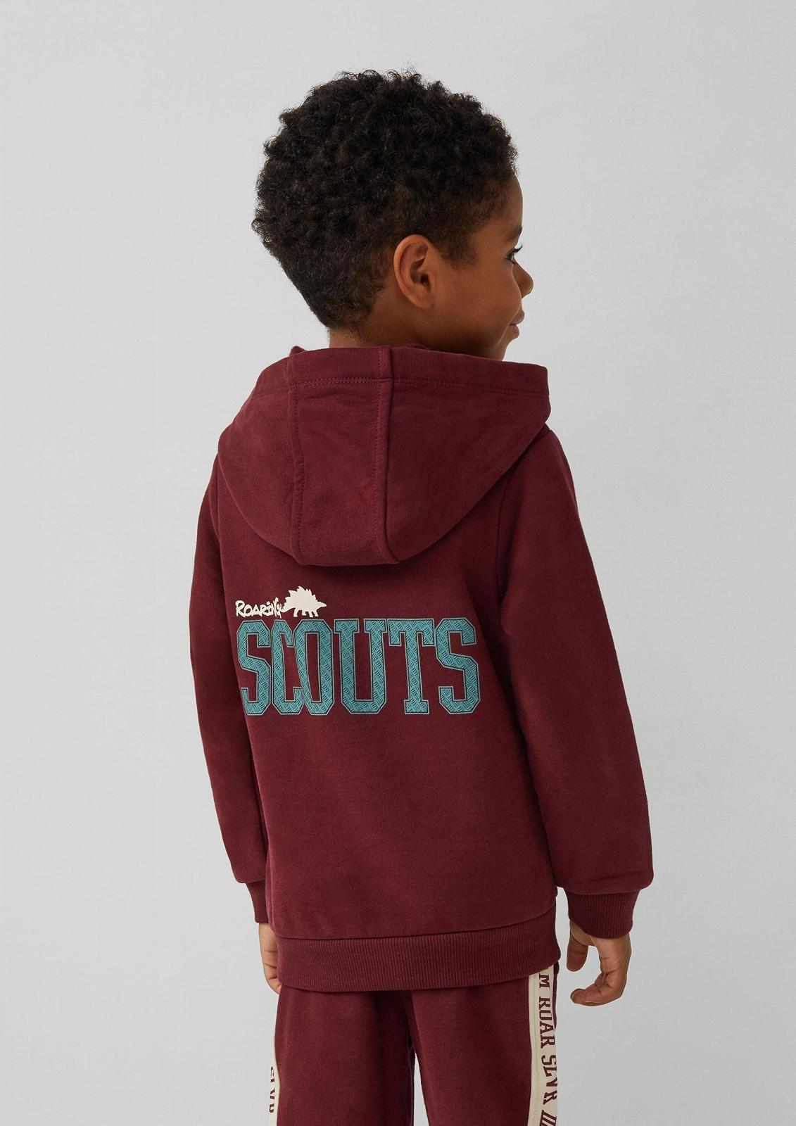 Худи s.Oliver с принтом спереди и сзади и мягкой внутренней частью, фото №4