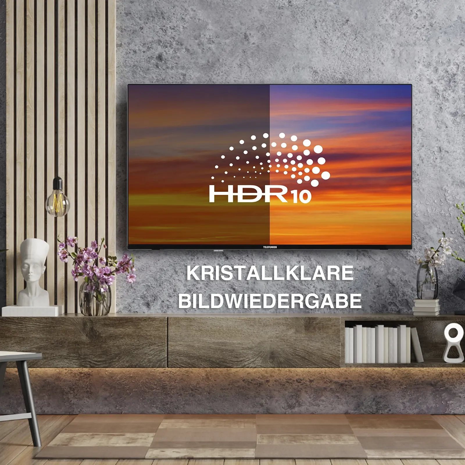 Телевізор 32" Telefunken D32F751X7CW / Full HD / 50 Гц / LED / Smart TV / Wi-Fi / Bluetooth / T2, фото №4 Телевізор 32" Telefunken D32F751X7CW / Full HD / 50 Гц / LED / Smart TV / Wi-Fi / Bluetooth / T2, фото №4