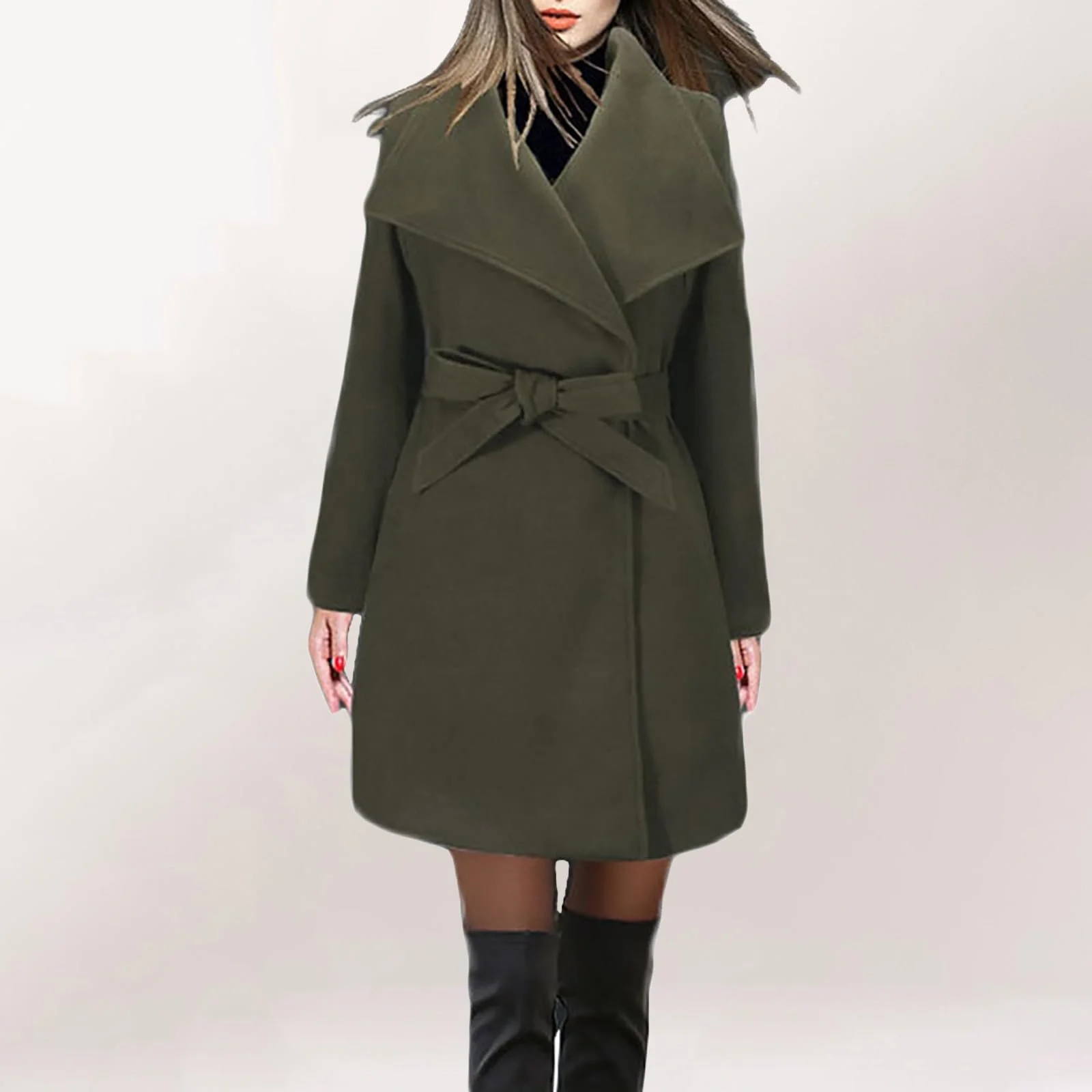 Вовняне пальто Жіноча, фото №3