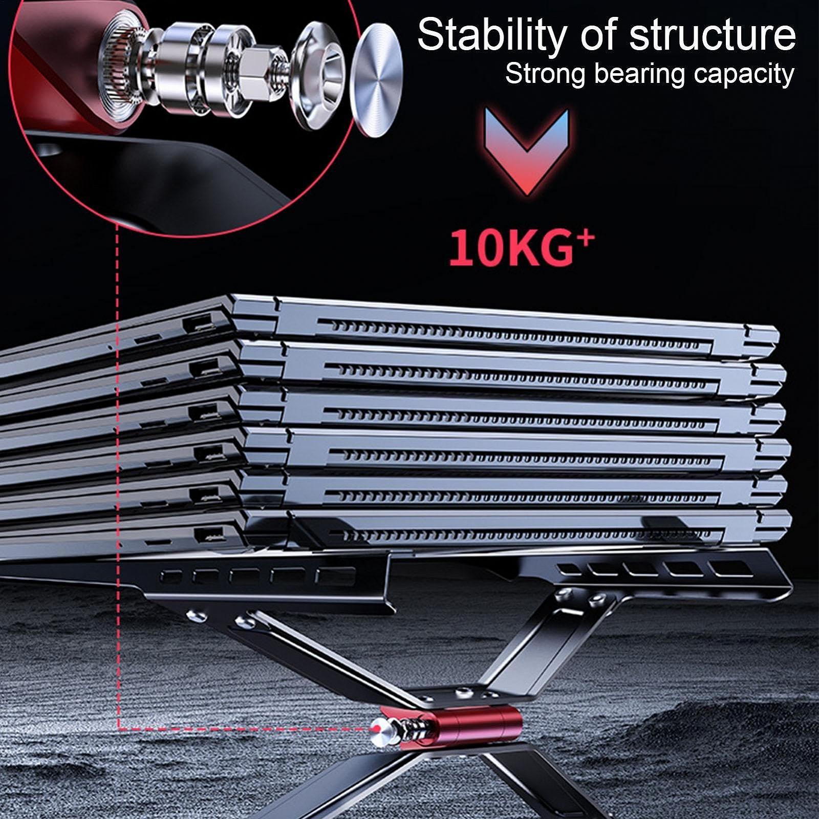 Подставка для ноутбука Carbonstahl с регулируемым отводом тепла, фото №4 Подставка для ноутбука Carbonstahl с регулируемым отводом тепла, фото №4