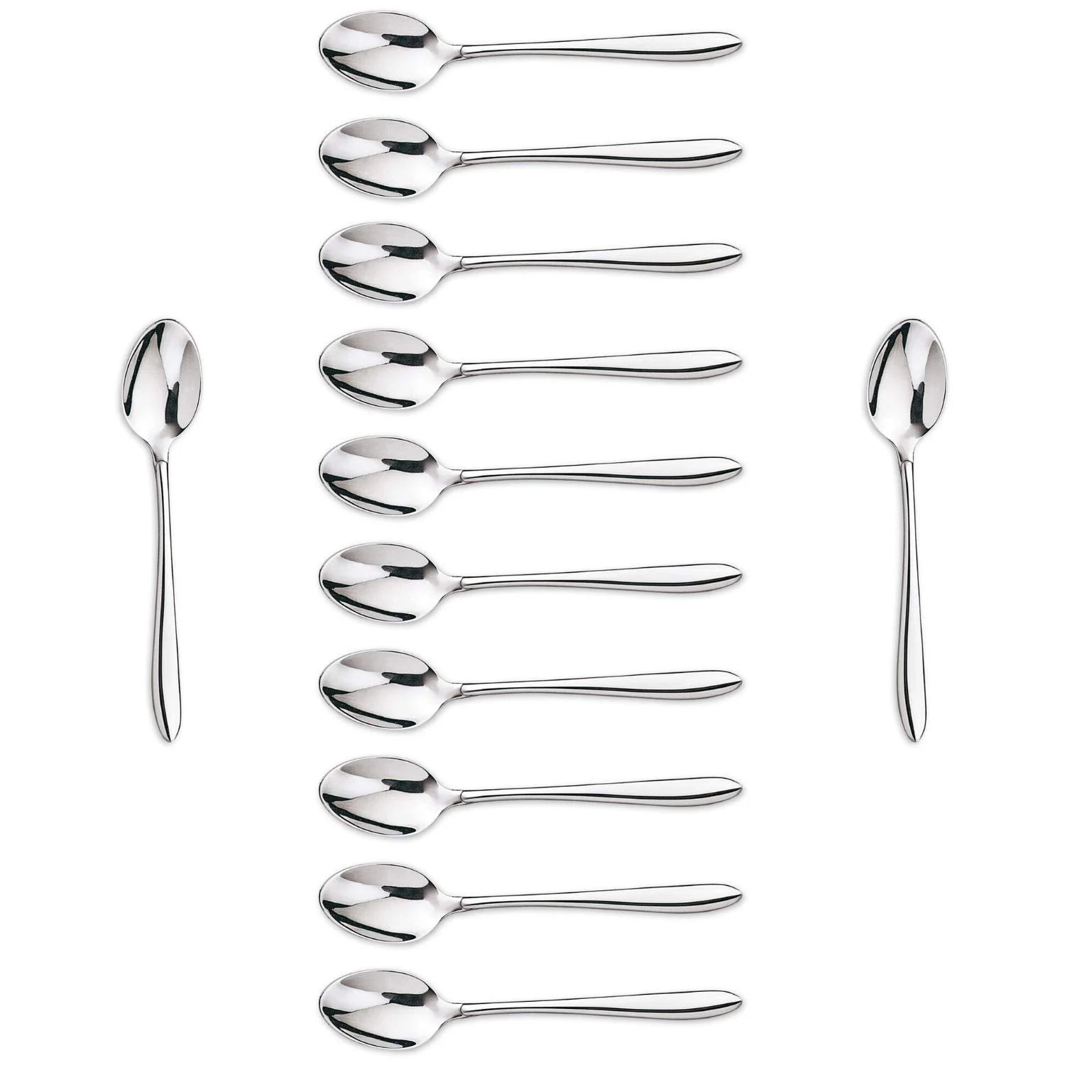 Ложка чайна Arcos Berlin Series Mocha Сріблястий (12 шт в упаковці), фото №1