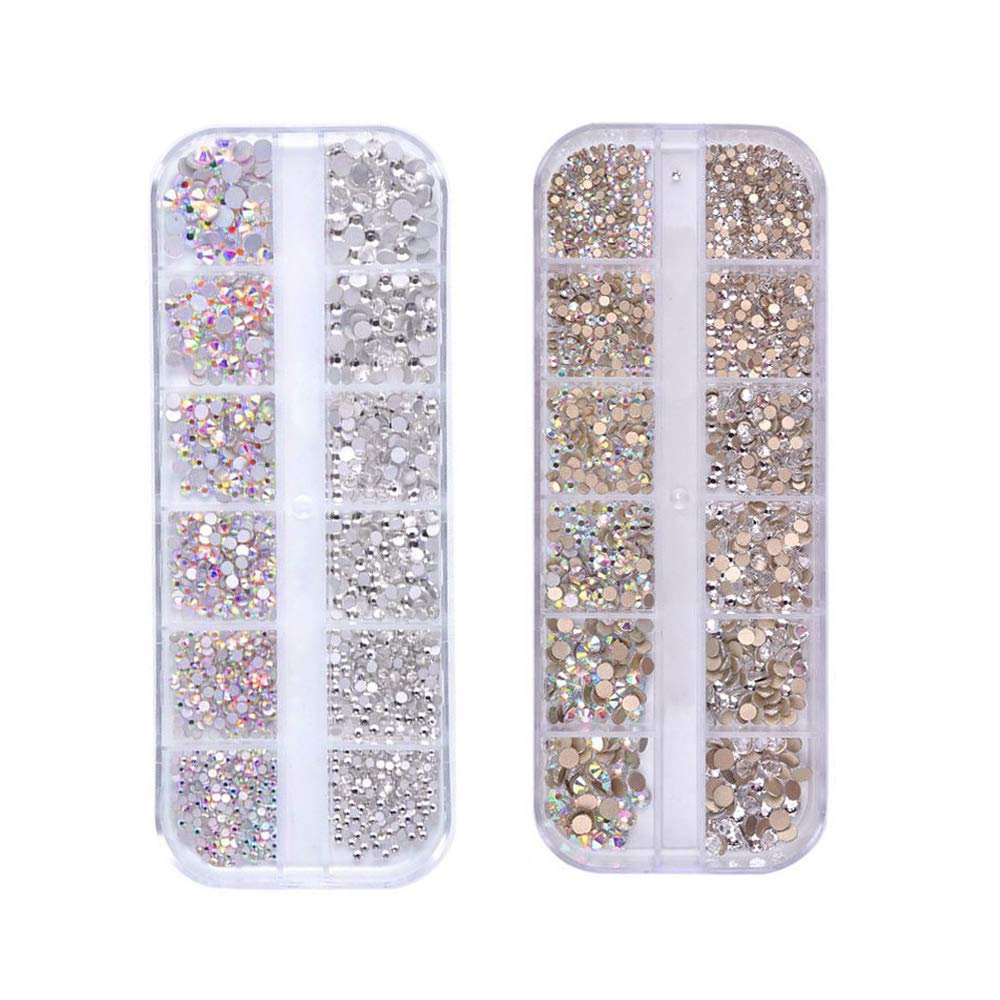 Стрази для манікюру Срібні Золоті, фото №1