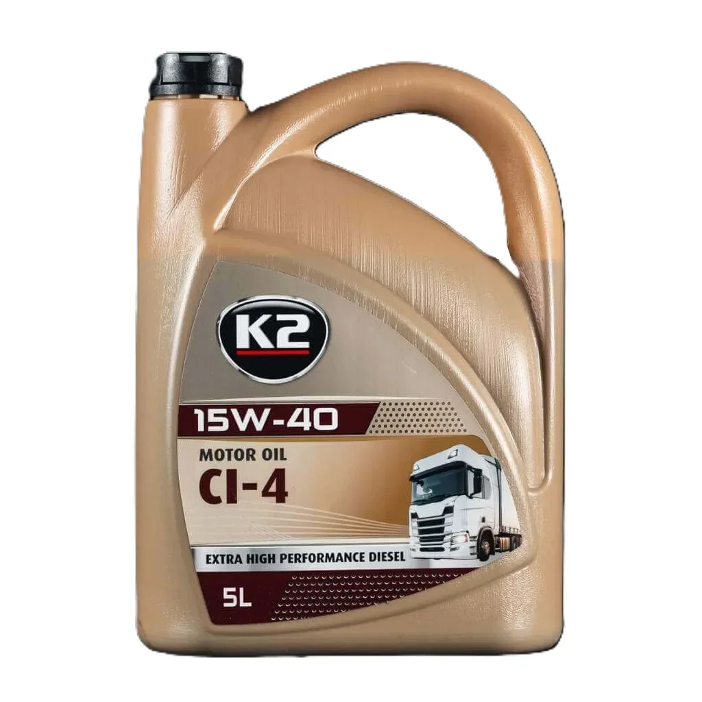 Моторное масло K2 MOTOR OIL 15W-40 CI-4 5 л (O4065E), фото №1