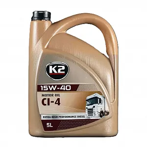 Моторное масло K2 MOTOR OIL 15W-40 CI-4 5 л (O4065E) - Фото 1