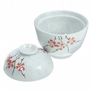 Керамическая кастрюля С крышкой Японский стиль Термостойкая - Фото 1