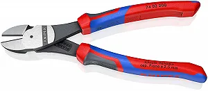Бокорезы усиленные KNIPEX 74 02 200 SB, 200 мм synthetic.ua - Фото 1