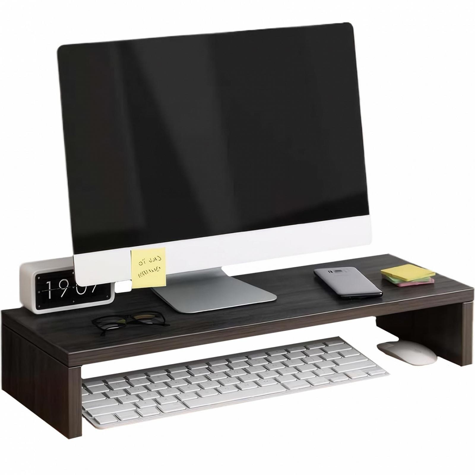 Подставка для монитора 15,75 x 7,09 x 2,36, 1 уровень, подставка для компьютерного монитора, компактная подставка для стола с местом для хранения, нескользящая подставка для стола для дома и офиса, органайзер, фото №1