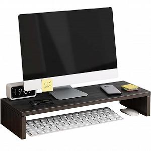 Подставка для монитора 15,75 x 7,09 x 2,36, 1 уровень, подставка для компьютерного монитора, компактная подставка для стола с местом для хранения, нескользящая подставка для стола для дома и офиса, органайзер - Фото 1