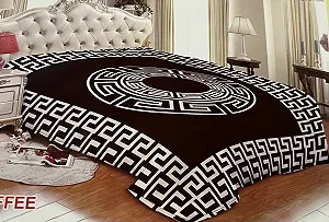 Покривало Bavary Medusa 220 x 240 см Кава Вишивка двостороння 100% Бавовна Вага 4,5 кг - Фото 1