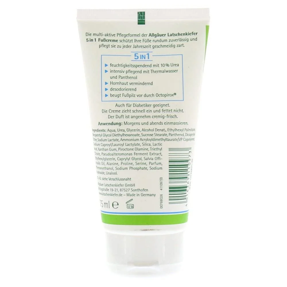 Крем для ног 5 в 1 Dr. Theiss Mountain Pine 75 мл, фото №2 Крем для ног 5 в 1 Dr. Theiss Mountain Pine 75 мл, фото №2