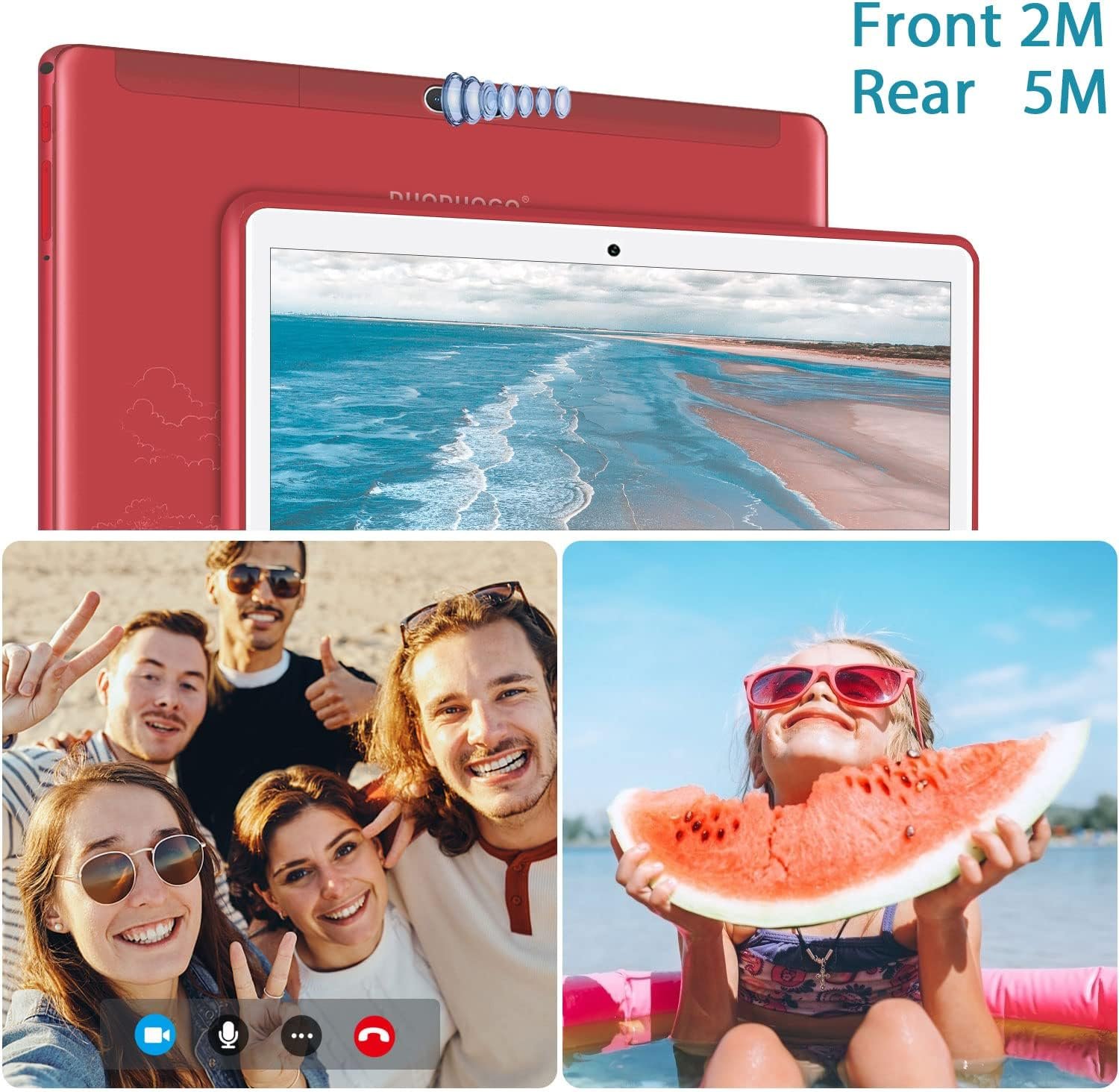 Планшет 10.1" DUODUOGO Tab S5e 4/64ГБ 8 ядер Android 11 6000 mAh Red, фото №6