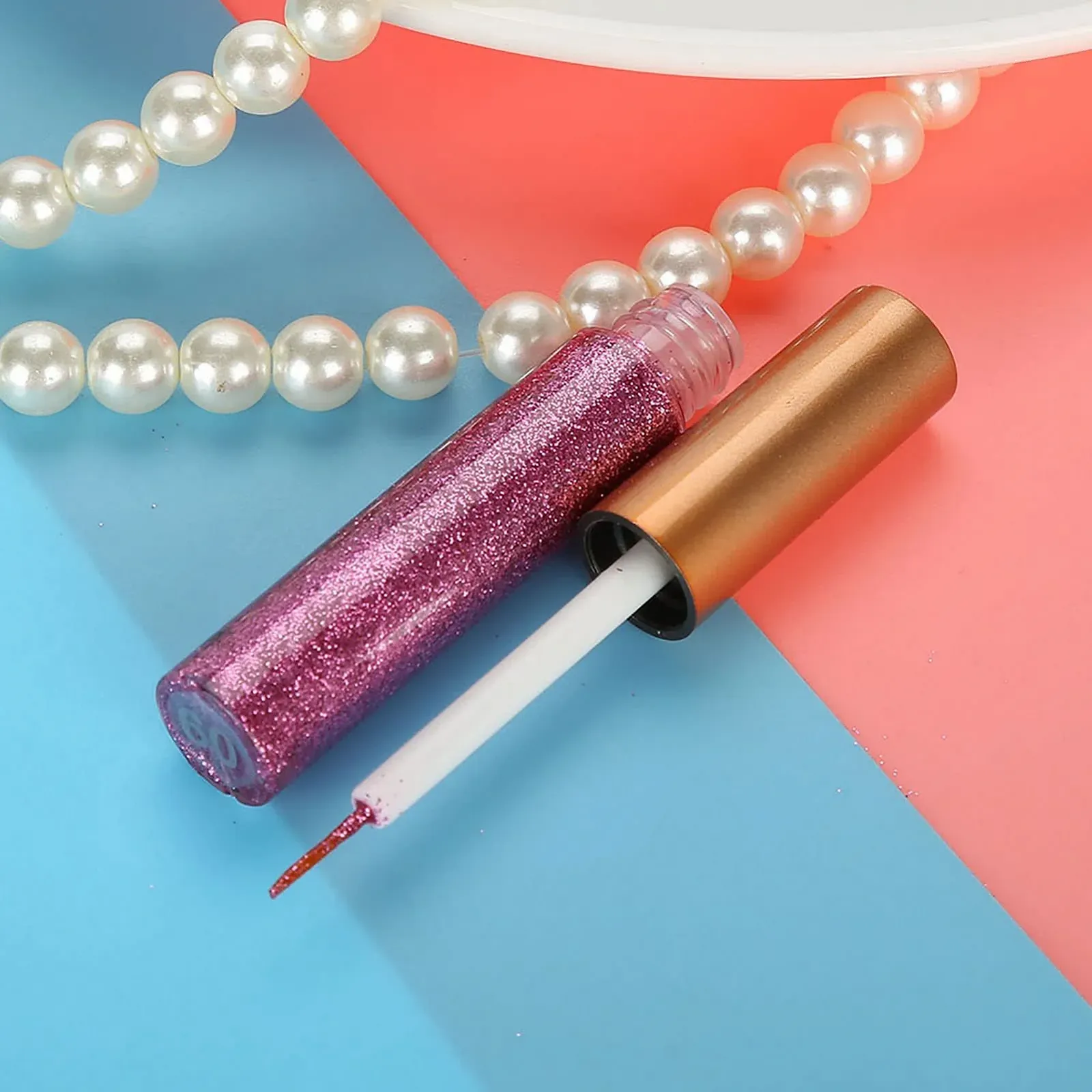 Подводка для глаз Жидкая Блестящий Бриллиант Металлик, фото №5