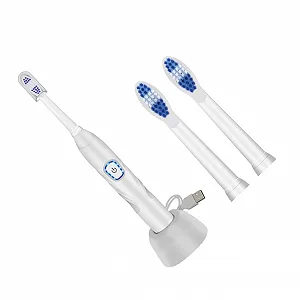 Електрична вібраційна зубна щітка VALICLUD USB Біла - Фото 1