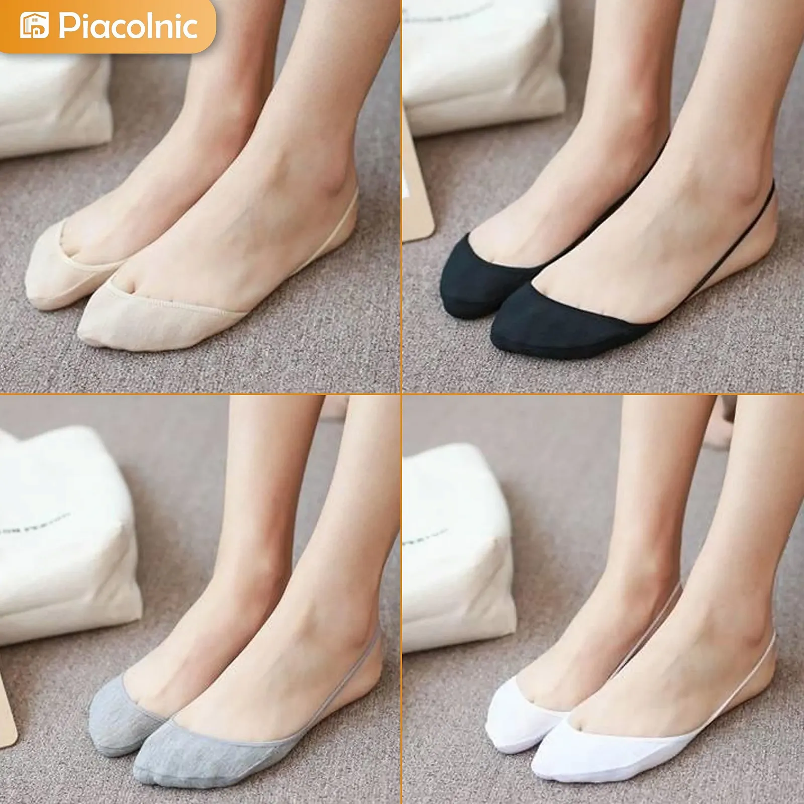 Шкарпетки-слідки No Show Ice Silk, 8 пар, фото №6 Шкарпетки-слідки No Show Ice Silk, 8 пар, фото №6