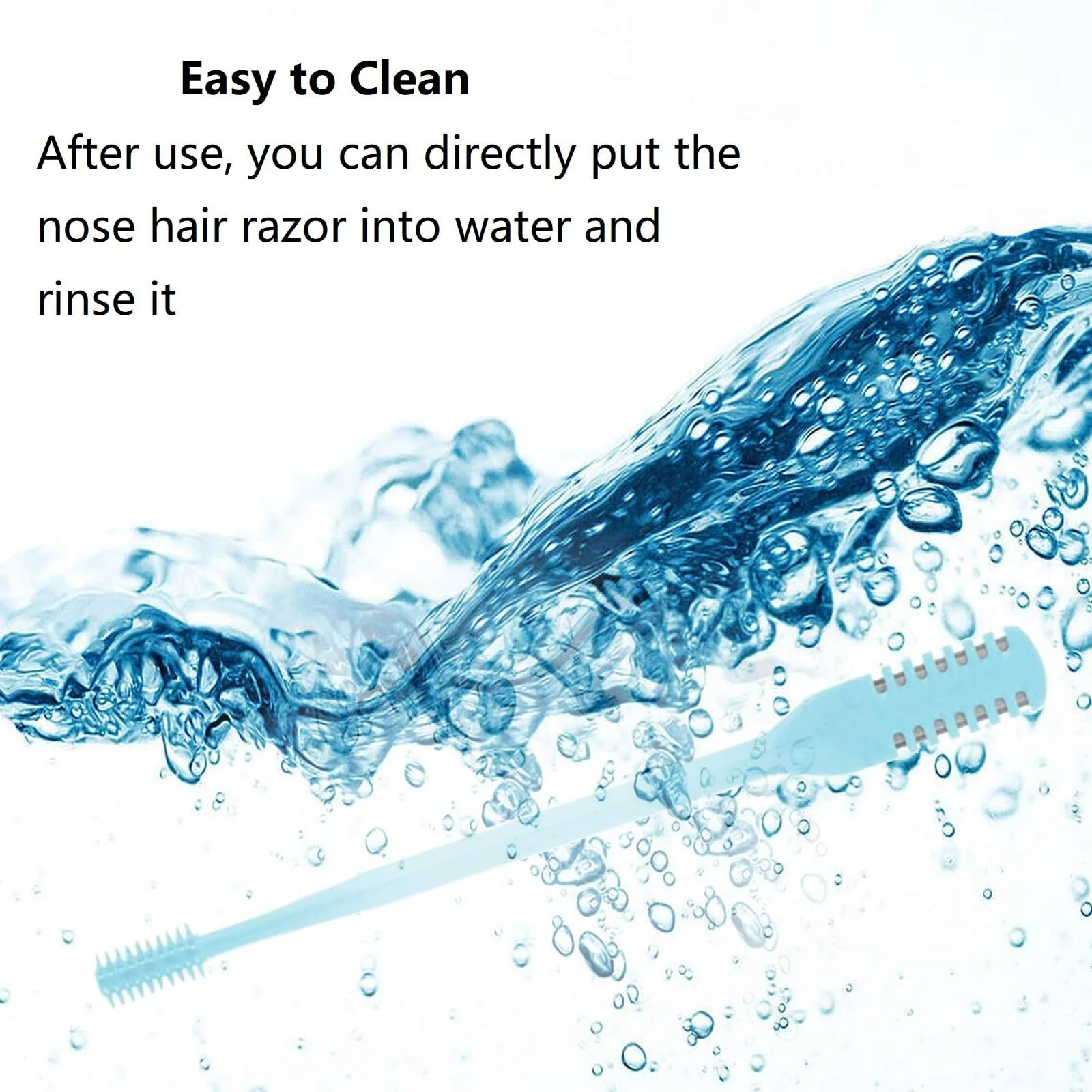 Тример для носа Double-Sided Nose Hair Knife з 360° обертанням, фото №5