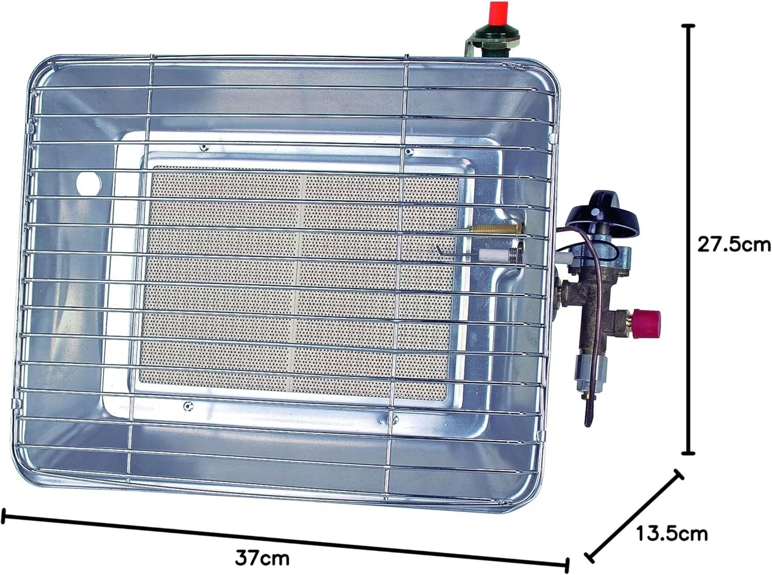 Инфракрасный газовый обогреватель ROTHENBERGER INDUSTRIAL 035985F 4200W Silver, фото №3 Инфракрасный газовый обогреватель ROTHENBERGER INDUSTRIAL 035985F 4200W Silver, фото №3