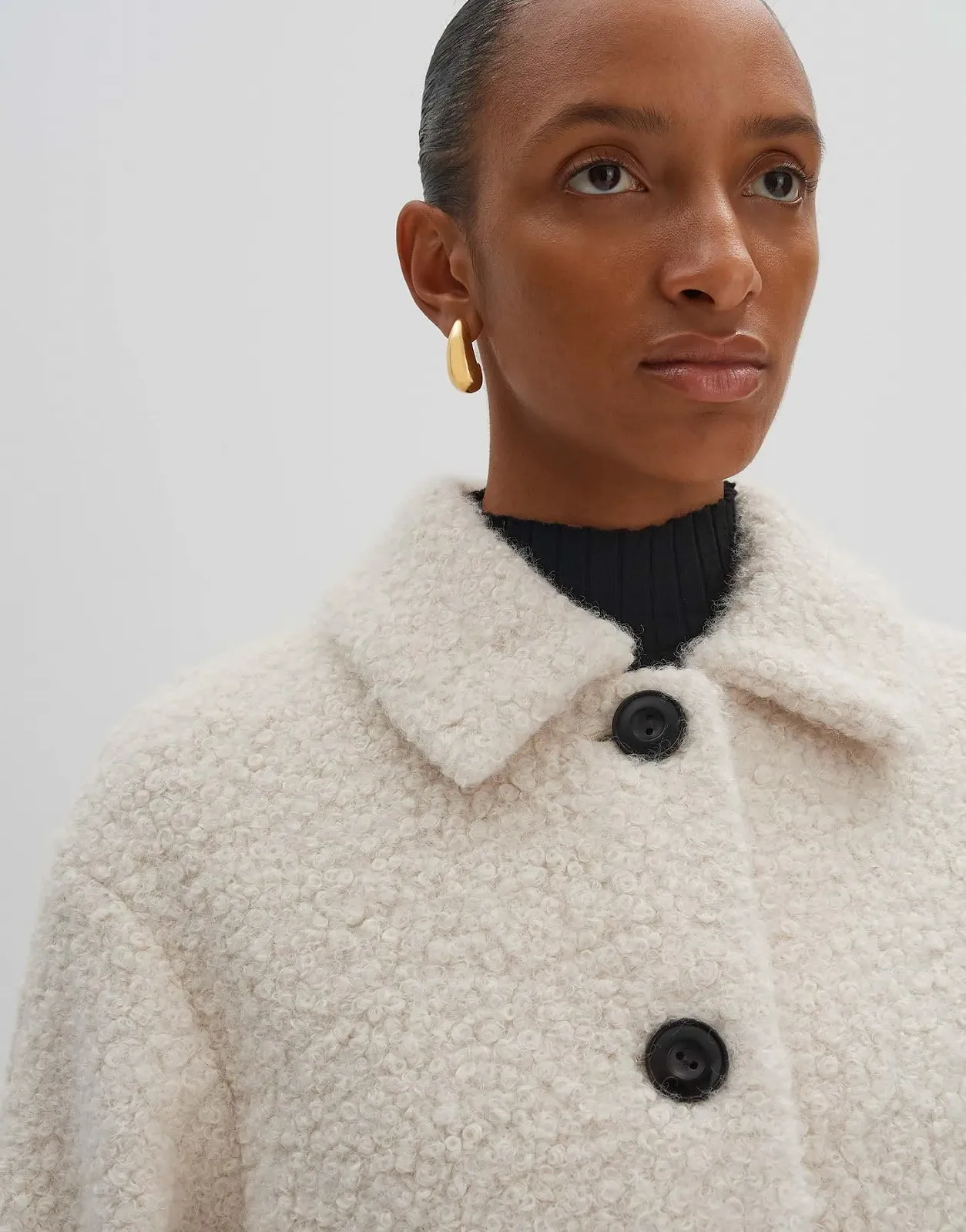 Пальто someday VILUNA Жіноче середньої довжини з штучного хутра, стандартний крій, фото №4