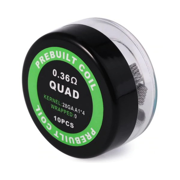 Набор спиралей для Бака PREBUILT Coil Quad Kanthal 0.36 ohm, фото №2