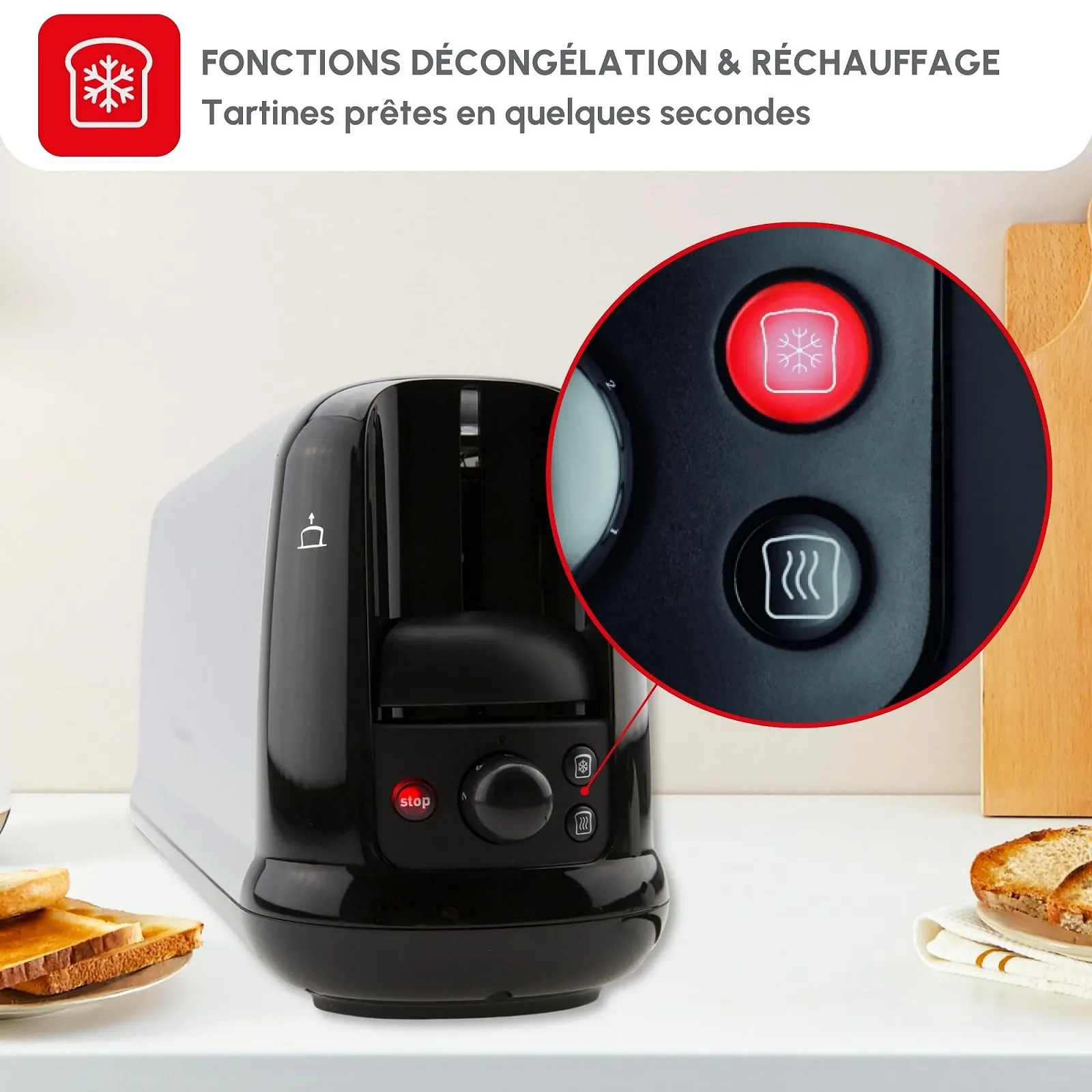 Тостер Moulinex Subito 1000 Вт, фото №4