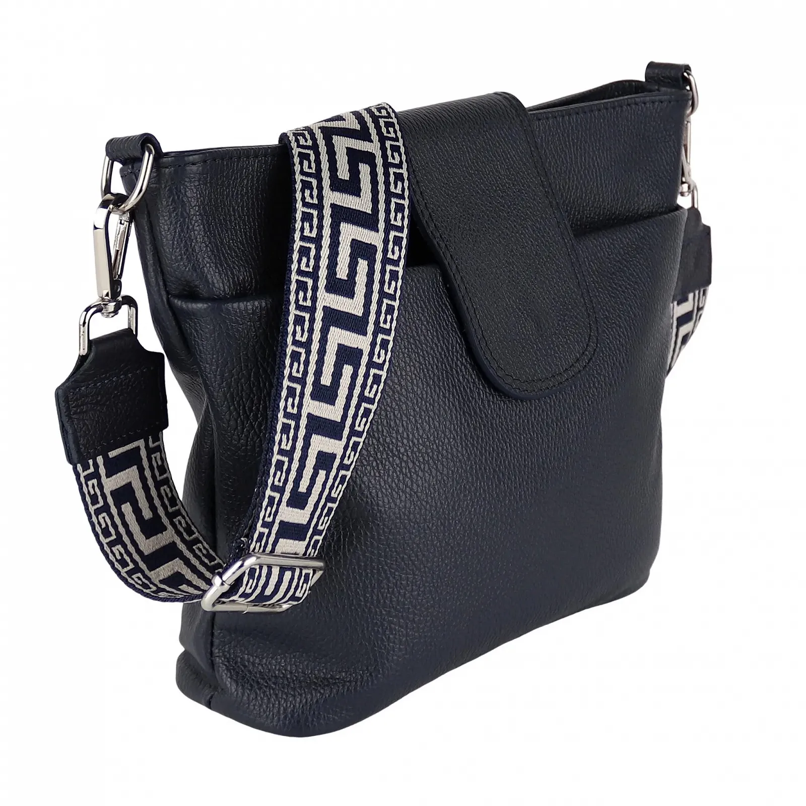 Сумка женская MIRROSI, натуральная кожа, сделано в Италии, стиль бохо, 30 x 24.50 x 9 см (Ш x ВxТ), много места для хранения, сумка для рук, сумка через плечо, сумка через плечо (1 сумка и 2 ремня), фото №2