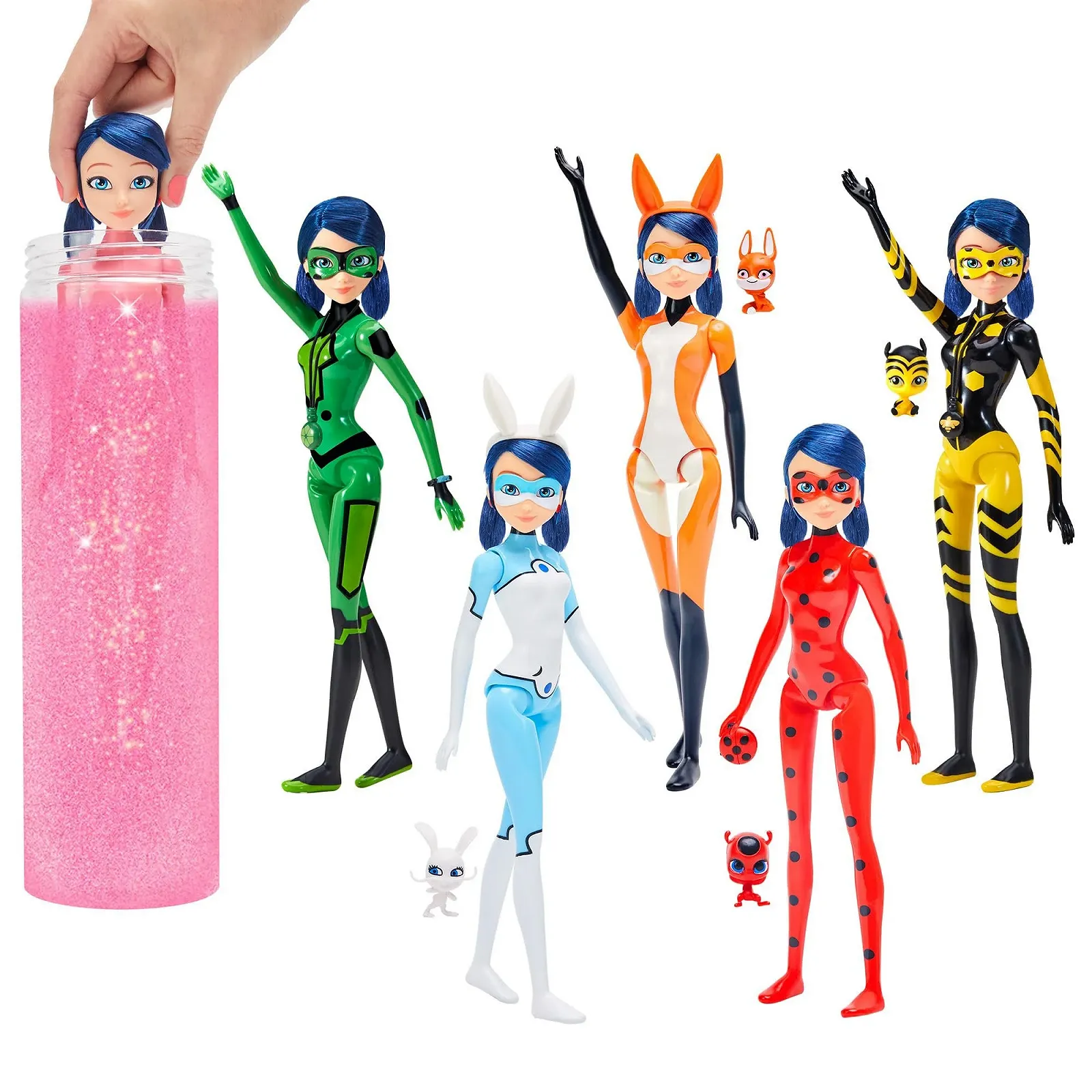 Кукла BANDAI Miraculous Ladybug Marinette Colour Change Surprise, фото №3